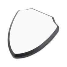 Load image into Gallery viewer, Unisub 5616 MDF Gloss White Shield Plaque w/Black Edge 7.5 x 9.13 / 191 x 232 mm 6/CS