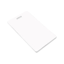 Load image into Gallery viewer, Unisub 5655 FRP Gloss White Bag Tag - Rectangle 2 Sided 2.5 x 4.25 inch / 64 x 108 mm 50/CS