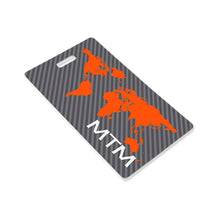 Load image into Gallery viewer, Unisub 5655 FRP Gloss White Bag Tag - Rectangle 2 Sided 2.5 x 4.25 inch / 64 x 108 mm 50/CS