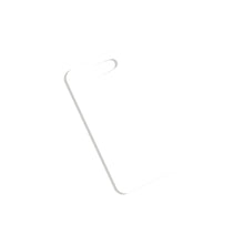 Load image into Gallery viewer, Unisub 5556 FRP Gloss White Bag Tag -Rectangle 2 Sided 1.75"X3.5" /44,45X88,9mm.