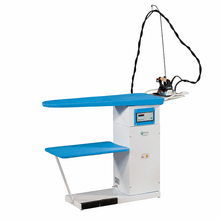Load image into Gallery viewer, Battistella Argo Ironing board with vacuum and heating options, with iron and boiler.