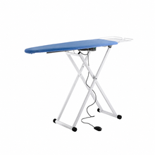 Load image into Gallery viewer, Battistella Eolo White foldable Ironing board with vacuum and heating options, and adjustable height