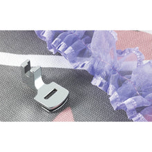 Load image into Gallery viewer, Brother F012N Gathering Foot-To gather one or two layers of lightweight fabric