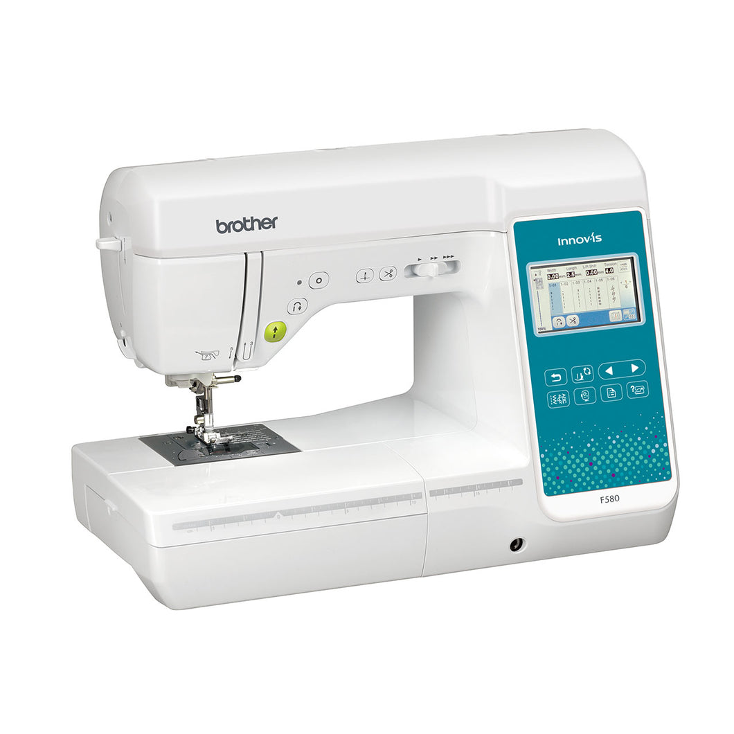 Brother Innov-is F580 Sewing, Quilting and Embroidery Machine with 180x130mm Embroidery Area.