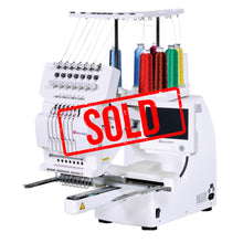 Load image into Gallery viewer, HappyJapan HCH -701-30 Single Head 7 Needle Computerised Embroidery Machine-Made in Japan-Lightly Used