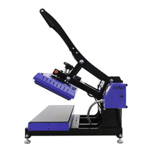 Load image into Gallery viewer, MT LZP-40DH Double Heat Platens Lanyard Heat Press without Manual Feeding Device, 25x100cm, only 220V with wall-in plug (Blue and Black), Red part is changed to Blue