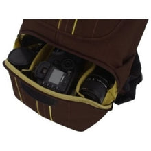 Load image into Gallery viewer, Crumpler MBHBPSTR-L-004 Messenger Boy Stripes Half Photo Backpack Large for SLR Camera-Mahogany .