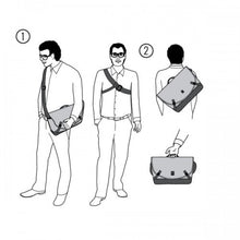 Load image into Gallery viewer, Crumpler PRY-L-001 Proper Roady Messenger Bag L for 15.4-inch Laptops -Black