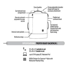 Load image into Gallery viewer, Crumpler PRYBP-L-001 Proper Roady Backpack L fits 15-inch Laptops-Black.