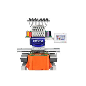 Ricoma RCM-1201TC-7S Single Head 12 Needle Embroidery Machine Lightly Used