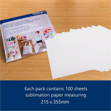 Load image into Gallery viewer, Brother SP01PL A4 Sublimation Printer Paper for SP-1 pack of 100 Pages.