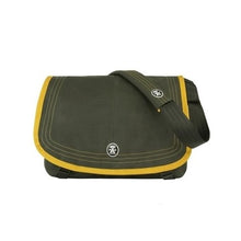 Load image into Gallery viewer, Crumpler TBL-003 The Boomer-L Bag fits 13", 14", 15" and 15.4" Laptops-Black Olive/ Golden Orange