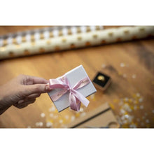 Load image into Gallery viewer, Brother Genuine TZE-RE34 Labelling Tape for P-Touch label Printers - Gold on Pink Ribbon, 12mm wide