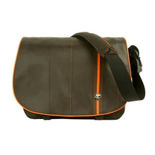 Load image into Gallery viewer, Crumpler UD-002 The UglyDivorce Leather Bag fits 12-15.4-inch Laptops-Dk.Brown/Dark Orange