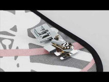 Load and play video in Gallery viewer, Brother F014N Binder Foot For Attaching One-inch wide bias tape.