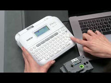 Load and play video in Gallery viewer, The P touch PT D410 Label Maker Designed for More Efficient Home and Office Organization