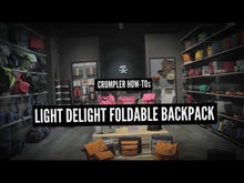 Load and play video in Gallery viewer, CRUMPLER HOW TOs Light Delight Foldable Backpack