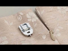 Load and play video in Gallery viewer, Brother F080 Concealed Zipper Foot For Sewing Machine