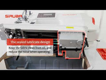 Load and play video in Gallery viewer, Computerized Lockstitch Sewing Machine DL7200D
