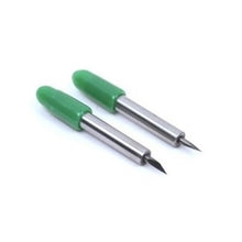 Load image into Gallery viewer, GCC Green Blade 2.5mm 2pcs/pack for Reflective Vinyl and Cardboard Cutting.