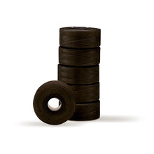 Load image into Gallery viewer, Madeira 317500 Magnetic Core Pre-wound Bobbins for Commercial and Industrial Embroidery Machines 144 x 123m 500 Black