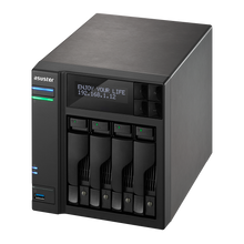Load image into Gallery viewer, Asustor AS6204T Terastation 4-Bay NAS, Intel Celeron Quad-Core, 4 GB SO-DIMM DDR3L,GbE x 2, USB 3.0 & eSATA