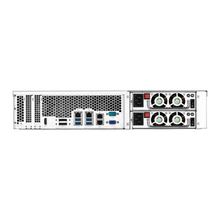 Load image into Gallery viewer, Asustor AS7012RD/Rail, 12 bay NAS, Rack mount 2U, Dual PSUs, UK, 4GB DDR3,USB 3.0 x 4, eSATA x 2