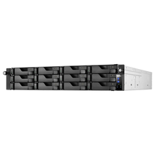 Load image into Gallery viewer, Asustor AS7012RD/Rail, 12 bay NAS, Rack mount 2U, Dual PSUs, UK, 4GB DDR3,USB 3.0 x 4, eSATA x 2