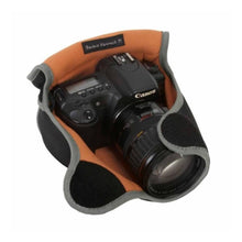 Load image into Gallery viewer, Crumpler BHM-002 Banana Hammock M Fits a Semi-professional SLR camera with a mid-size zoom lens-Espresso/Orange