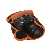 Load image into Gallery viewer, Crumpler BHS-002 Banana Hammock S Fits a Small SLR camera with a small/standard size lens- Espresso/Orange