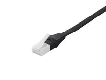 BSLS6FU05BKW  Cat6 Flat LAN cable , 0.5M , Break-proof latching tub  Black  ، تحميل الصورة في عارض المعرض

