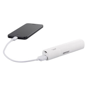 iBuffalo BSMPB03WHW Power Bank for Smartphone/Tablets 2600mAh-White