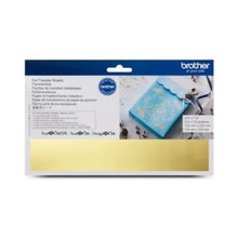 Load image into Gallery viewer, Brother CAFTSGLD1 ScanNCut Foil Transfer Sheet ACC Gold for CM900, SDX1200 and all types of Cutters.