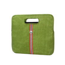 Load image into Gallery viewer, Crumpler CMR-M-004 Common Rice-M Laptop Case Green Onion/Clear Red Fits 13 inch Laptops/MacBook Air/Apple MacBook