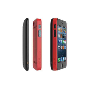 Gosh e91 Parallel Battery Case 2500mAh for iPhone 5/5S/SE Black/Red BRD