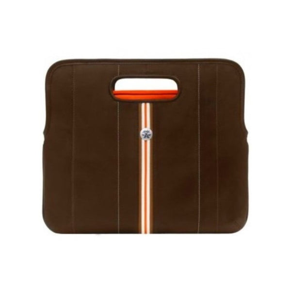 Crumpler EXTR-M-004 Executive Rice Leather Case M fits 13 inch Laptops Dark Brown / Orange