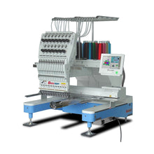 Load image into Gallery viewer, HappyJapan HCD3E-1501-40 Single Head 15 Needle Computerised Full Industrial Embroidery Machine -Made in Japan
