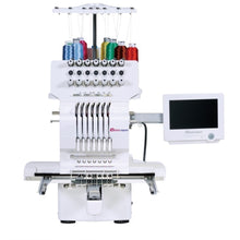 Load image into Gallery viewer, HappyJapan HCH-701-30 Single Head 7 Needle Computerised Embroidery Machine-Made in Japan.