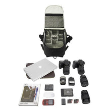 Load image into Gallery viewer, Crumpler JPFBP-001 Jackpack Full Photo Backpack for DSLR Camera and 15-inch Laptops- Dull Black/Dark Mouse Grey.