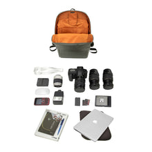 Load image into Gallery viewer, Crumpler JPHBP-002 Jackpack Half Photo Backpack for DSLR Camera and 15-inch Laptops-Dark Mouse Grey / Burned Orange.