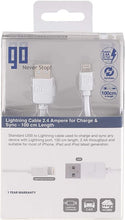 Load image into Gallery viewer, Go LC10001W Lightning Cable 100cm - White