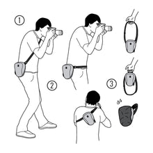 Load image into Gallery viewer, Crumpler QE500-001 Quick Escape 500 Camera Bag for SLR Camera with Midsize Lens-Dull Black