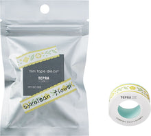 Load image into Gallery viewer, King Jim TPT13C-002 TEPRA Lite Film Tape Width 13mm Tyrolean Flower-Made in Japan