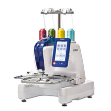 Load image into Gallery viewer, Brother VR Basic Embroidery Sewing Machine - White 200x200mm (includes E4.5 Embroidery Designing Software)- Lighty Used.