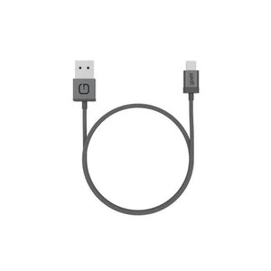 Y10 LynkCable Braided Gray Lightning Cable 1m