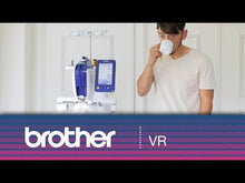 Load and play video in Gallery viewer, Brother VR Basic Embroidery Sewing Machine - White 200x200mm (includes E4.5 Embroidery Designing Software)- Lighty Used.