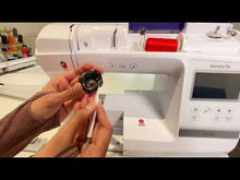 Load and play video in Gallery viewer, Brother NV800E Embroidery Machine with 10.2x6.2-inch(26x16cm) Embroidery Area.