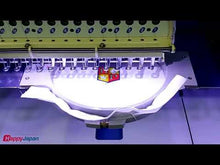 Load and play video in Gallery viewer, HappyJapan HCR3-1512-45 12 Head 15 Needle Industrial Embroidery Machine-Made in Japan.