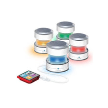 iHome iHM61 Reachargeable Color Changing Mini Speakers for iPhone/Pad/iPod  ، تحميل الصورة في عارض المعرض

