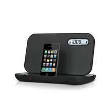 Load image into Gallery viewer, iHome IP49BZC Portable FM Stereo Alarm Clock Radio System for iPhone and iPod